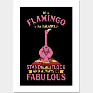 Flamingo Yoga Shirt I Fabulous Bird Posters and Art